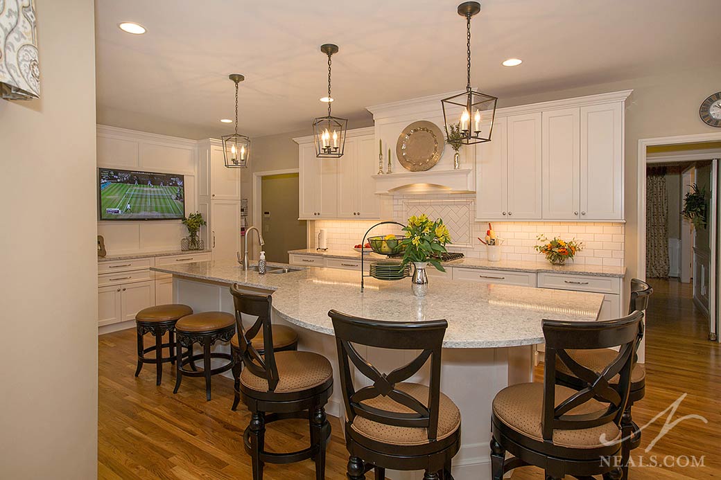 White Traditional Kitchen remodel in Loveland