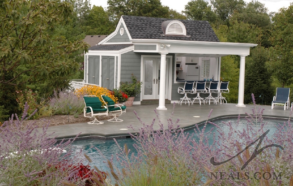 Nantucket-Inspired Pool House in Mt. Washington, Cincinnati, Ohio