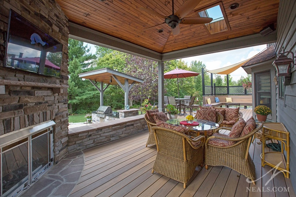 Multi-Featured Backyard Remodel in West Chester Ohio